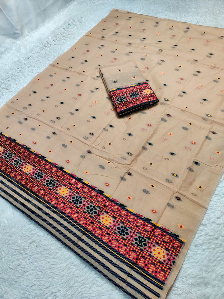 Weaving -Multi-Dhaga Work AC Cotton* Mekhela Sador