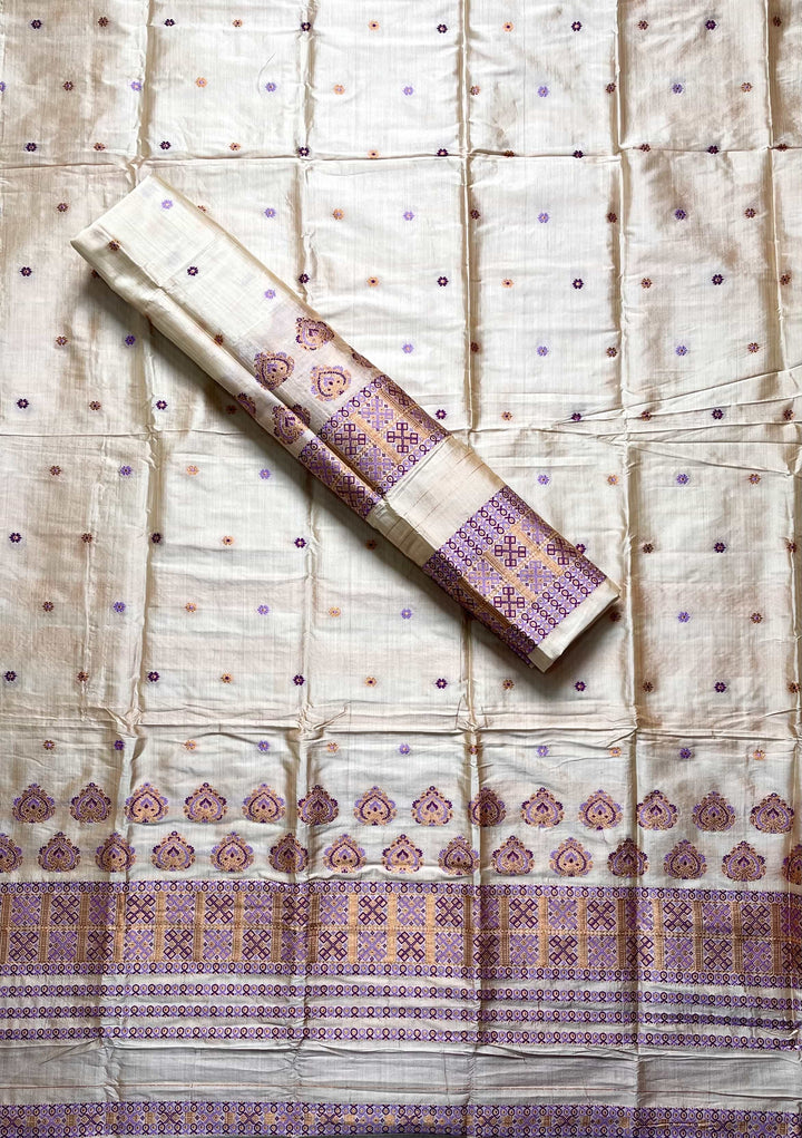Premium Bhagalpuri Art Toss* Mekhela Sador