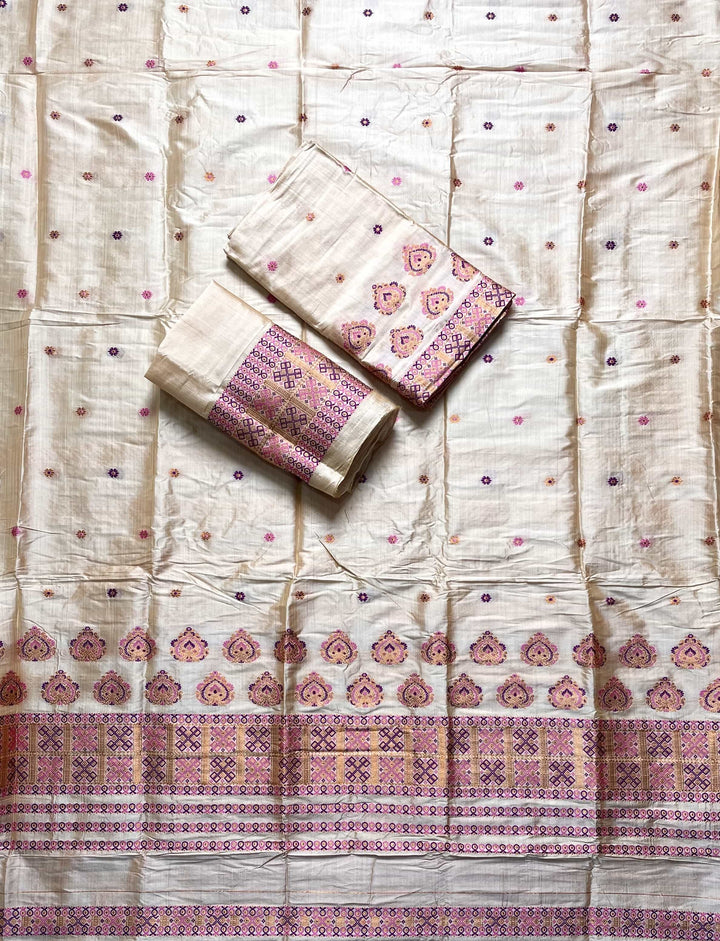 Premium Bhagalpuri Art Toss* Mekhela Sador