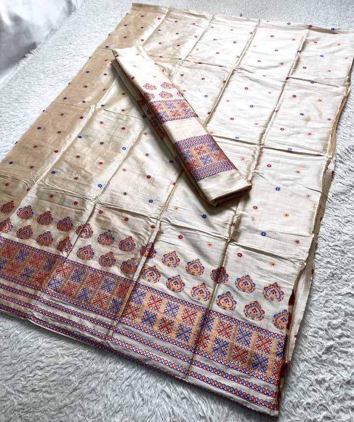 Premium Bhagalpuri Art Toss* Mekhela Sador