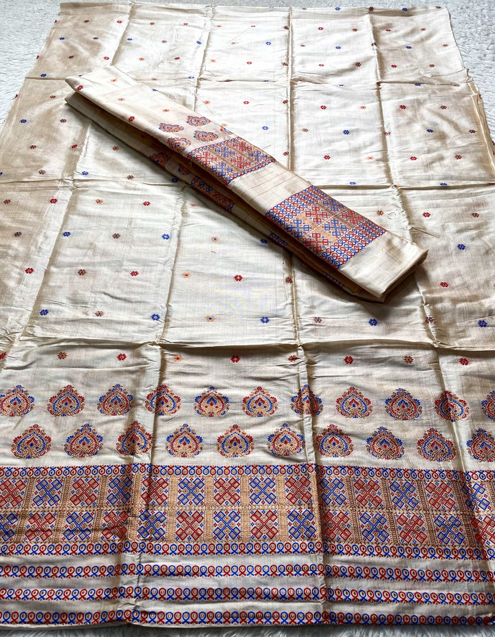 Premium Bhagalpuri Art Toss* Mekhela Sador