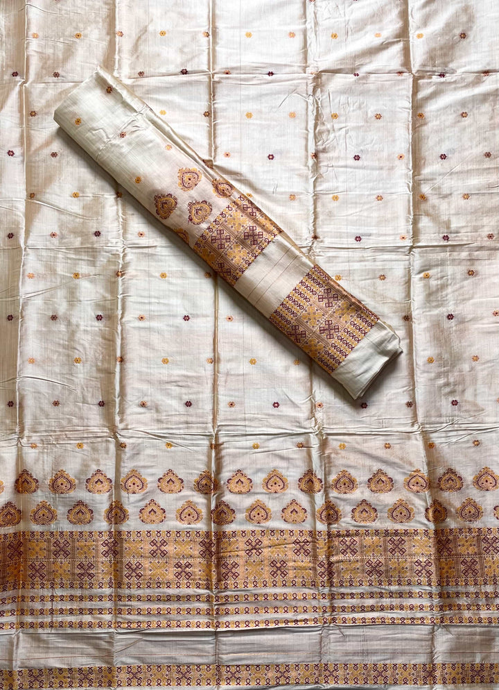 Premium Bhagalpuri Art Toss* Mekhela Sador