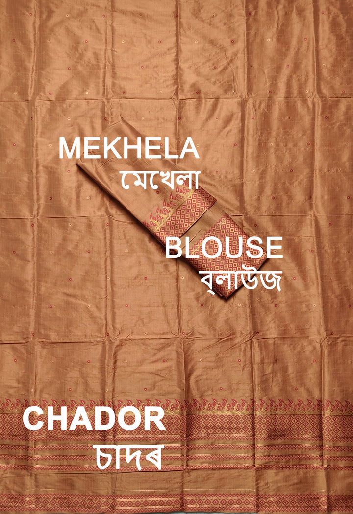 Premium Bhagalpuri Art Toss* Mekhela Sador