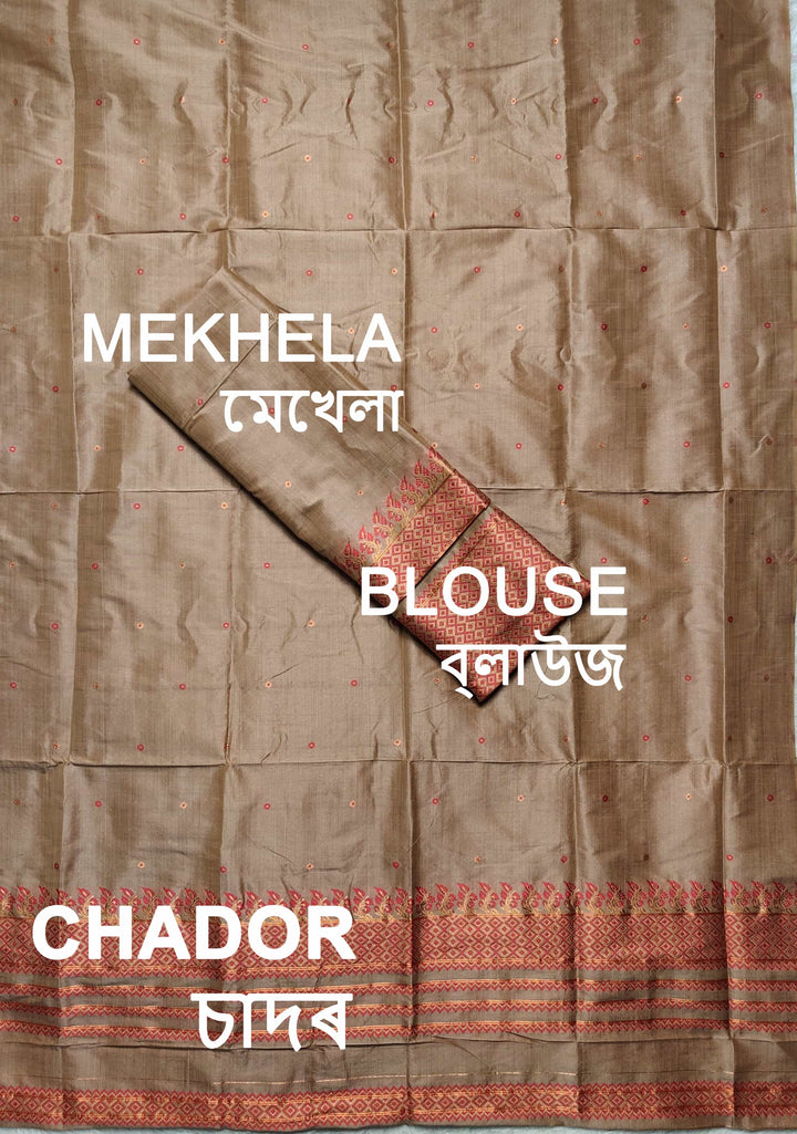 Premium Bhagalpuri Art Toss* Mekhela Sador
