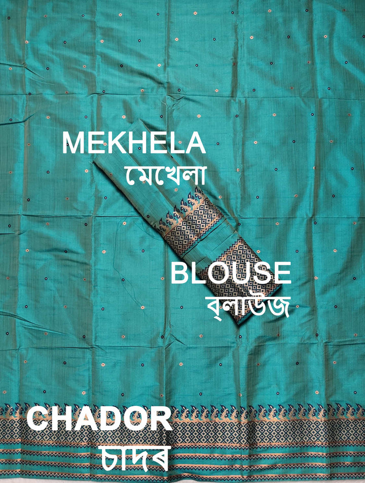 Premium Bhagalpuri Art Toss* Mekhela Sador