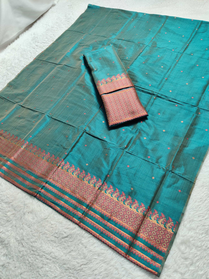Premium Bhagalpuri Art Toss* Mekhela Sador