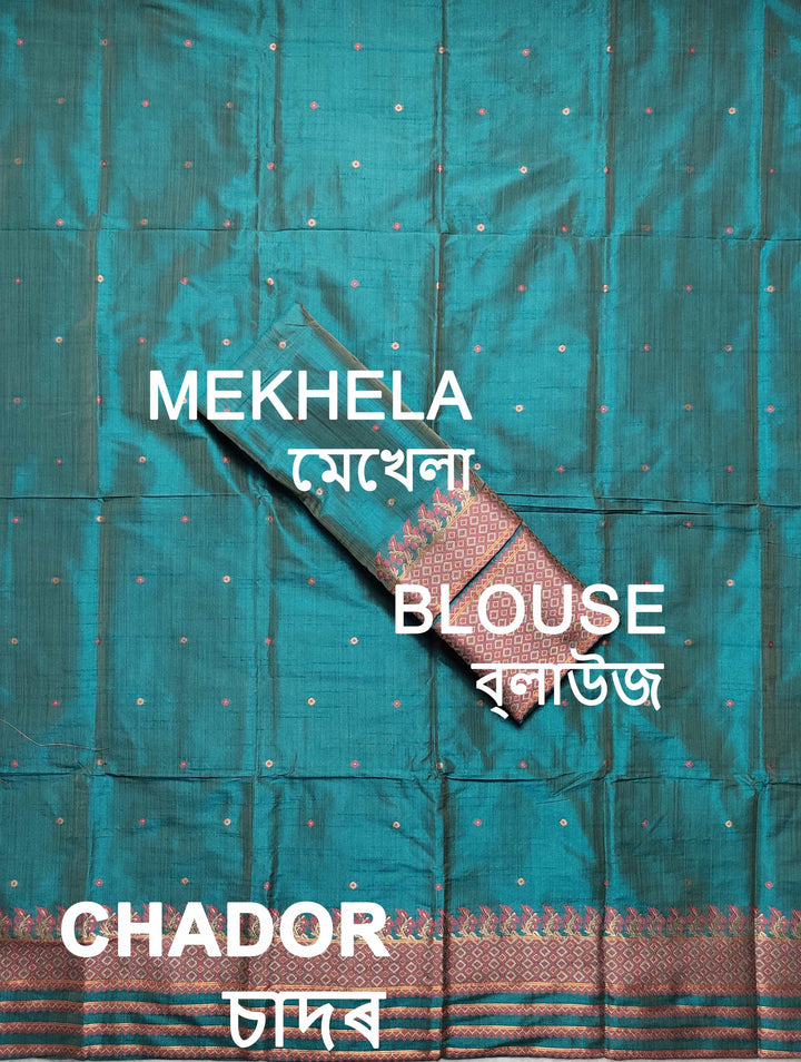 Premium Bhagalpuri Art Toss* Mekhela Sador