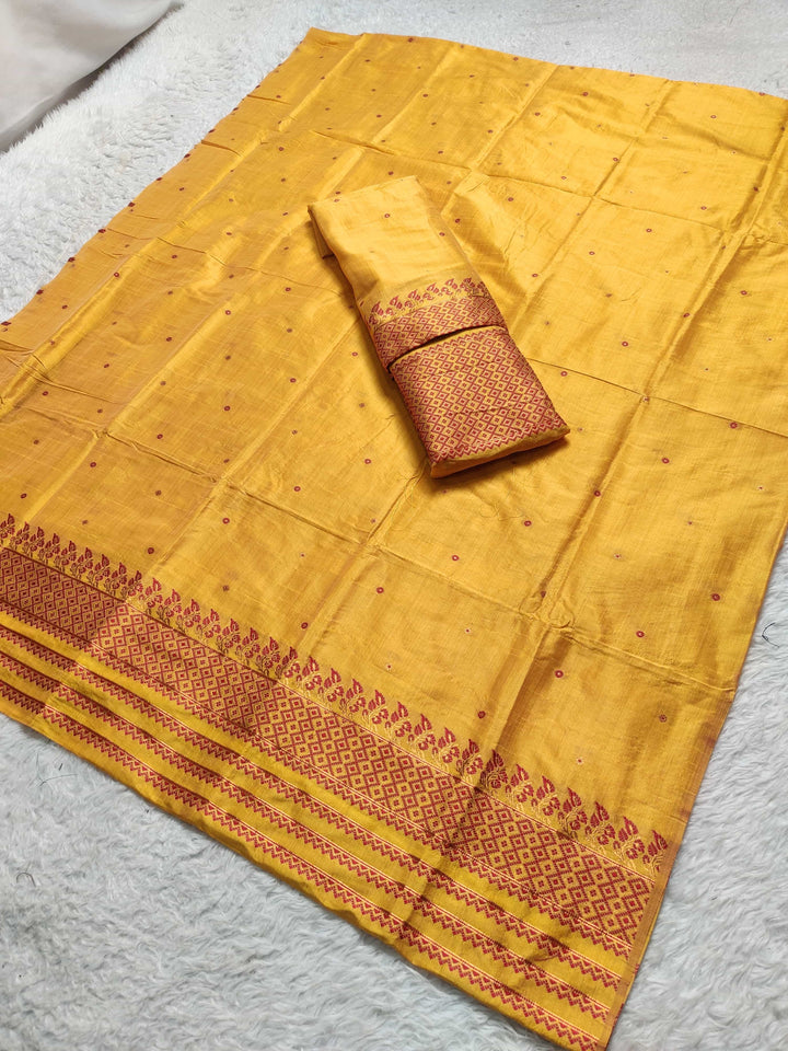 Premium Bhagalpuri Art Toss* Mekhela Sador