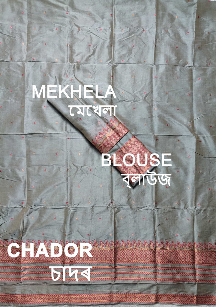 Premium Bhagalpuri Art Toss* Mekhela Sador