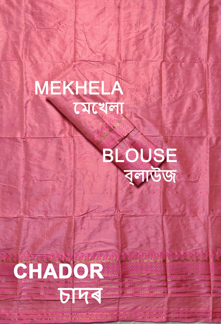 Premium Bhagalpuri Art Toss* Mekhela Sador