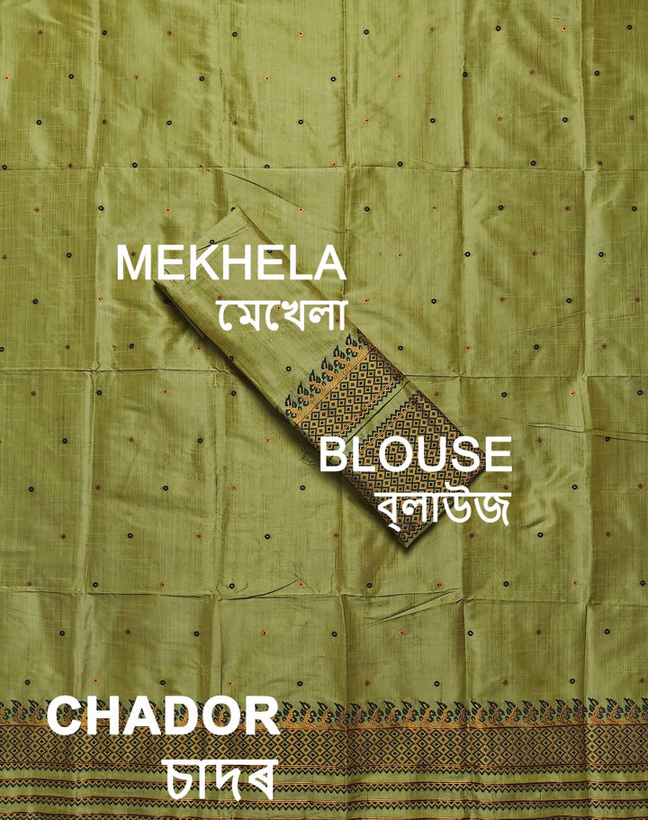 Premium Bhagalpuri Art Toss* Mekhela Sador