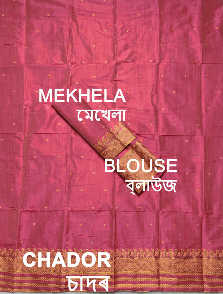 Premium Bhagalpuri Art Toss* Mekhela Sador
