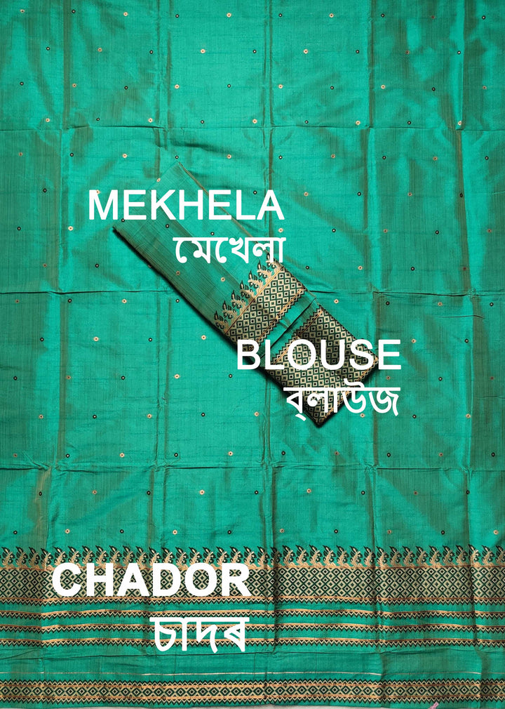 Premium Bhagalpuri Art Toss* Mekhela Sador