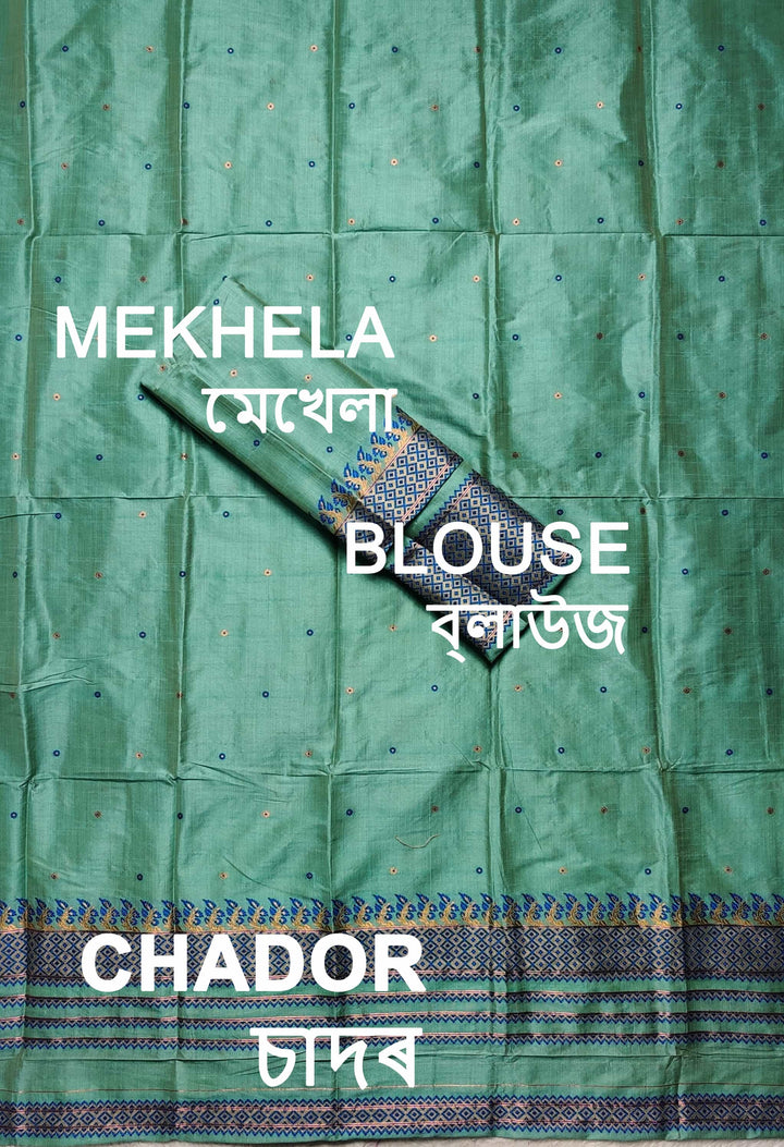 Premium Bhagalpuri Art Toss* Mekhela Sador