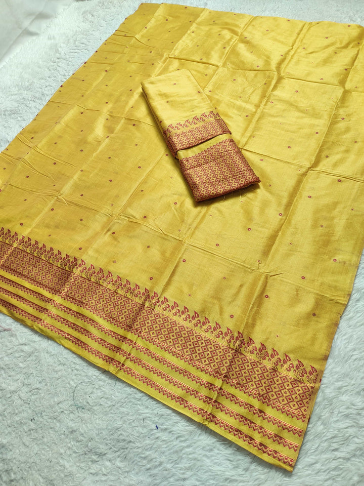 Premium Bhagalpuri Art Toss* Mekhela Sador
