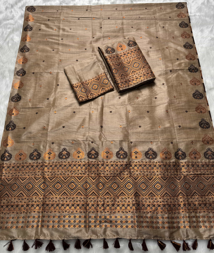 Ready-To-Wear Bhagalpuri Art Toss* Mekhela Sador