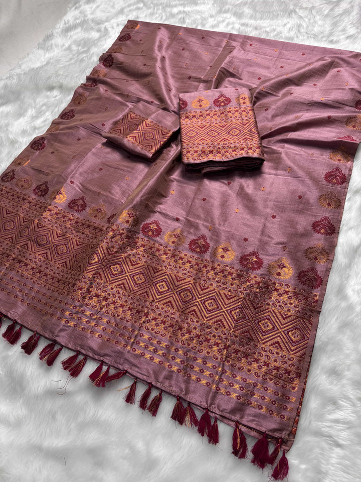 Ready-To-Wear Bhagalpuri Art Toss* Mekhela Sador