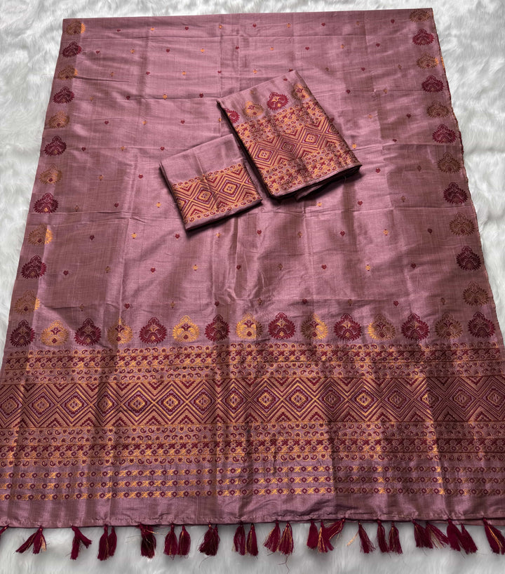 Ready-To-Wear Bhagalpuri Art Toss* Mekhela Sador