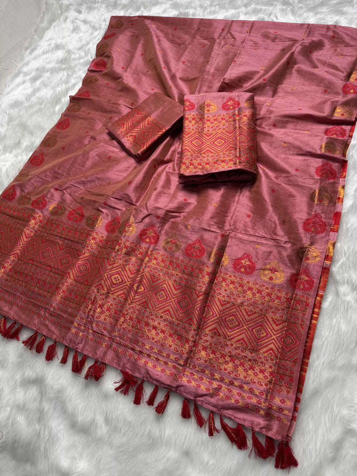 Ready-To-Wear Bhagalpuri Art Toss* Mekhela Sador