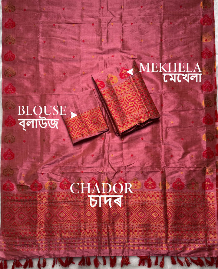 Ready-To-Wear Bhagalpuri Art Toss* Mekhela Sador