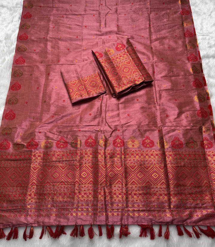 Ready-To-Wear Bhagalpuri Art Toss* Mekhela Sador