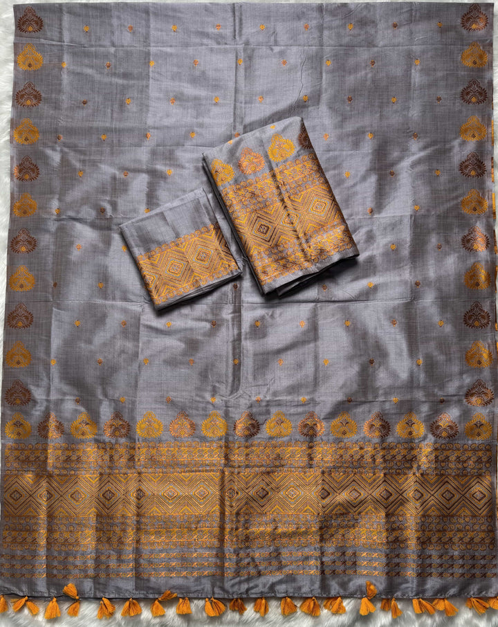 Ready-To-Wear Bhagalpuri Art Toss* Mekhela Sador