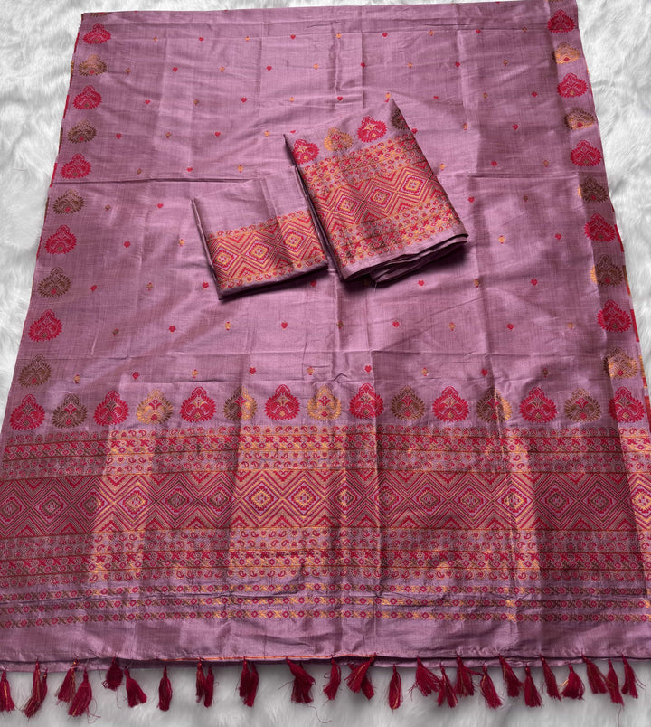 Ready-To-Wear Bhagalpuri Art Toss* Mekhela Sador