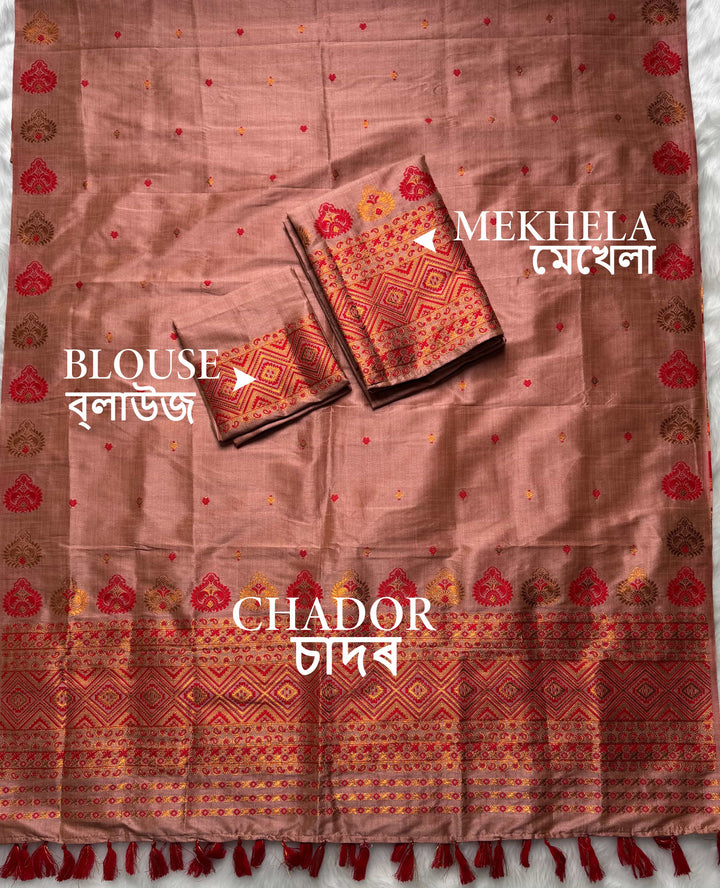 Ready-To-Wear Bhagalpuri Art Toss* Mekhela Sador