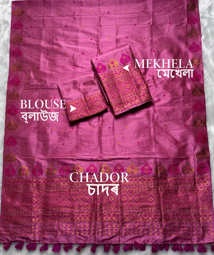 Ready-To-Wear Bhagalpuri Art Toss* Mekhela Sador