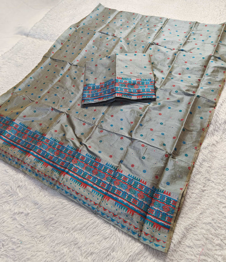 Premium Bhagalpuri Art Toss* Mekhela Sador