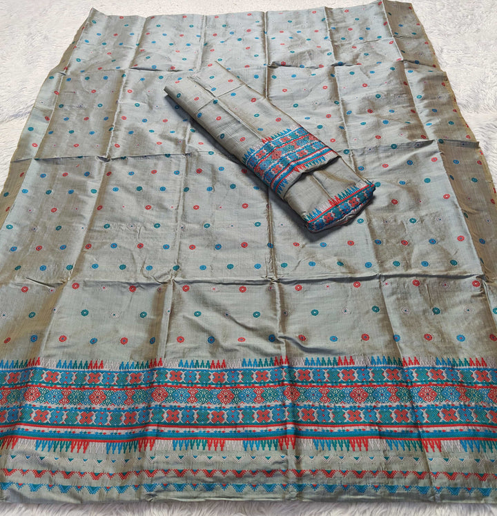 Premium Bhagalpuri Art Toss* Mekhela Sador