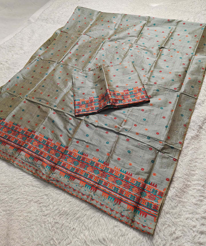 Premium Bhagalpuri Art Toss* Mekhela Sador