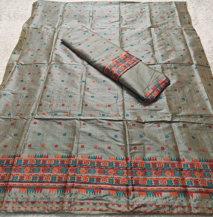 Premium Bhagalpuri Art Toss* Mekhela Sador