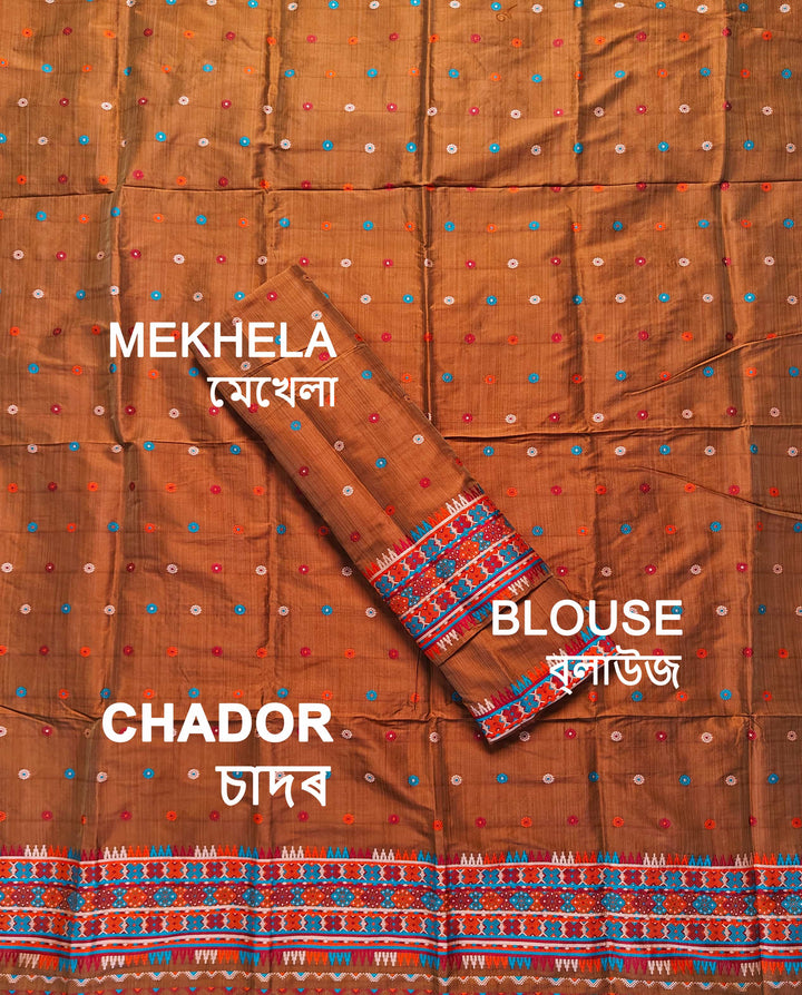Premium Bhagalpuri Art Toss* Mekhela Sador