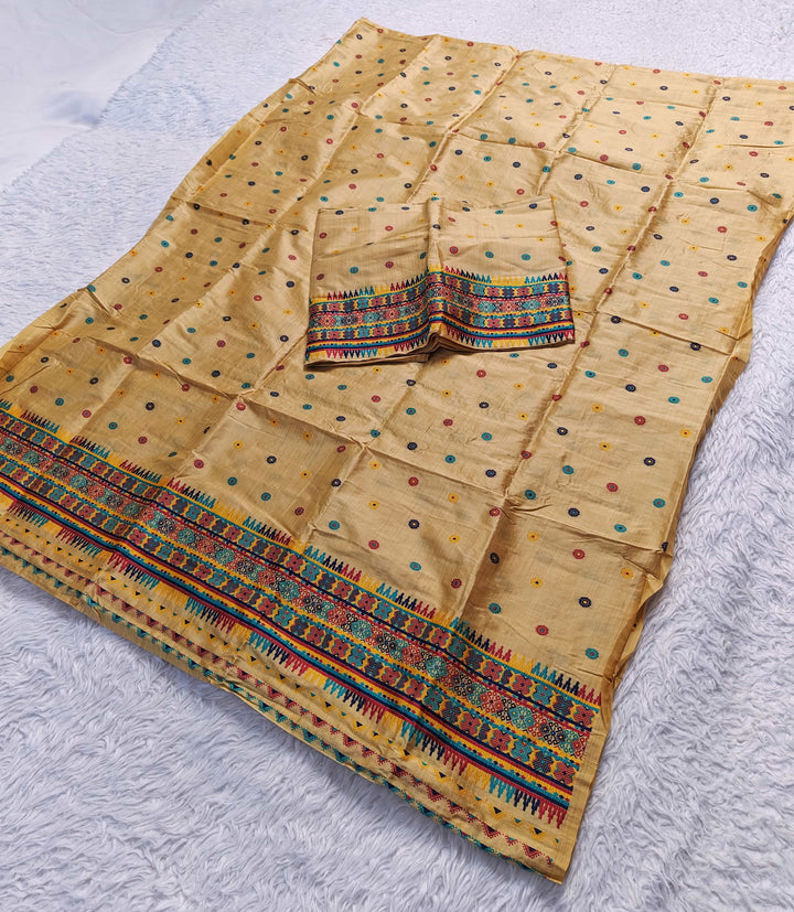 Premium Bhagalpuri Art Toss* Mekhela Sador