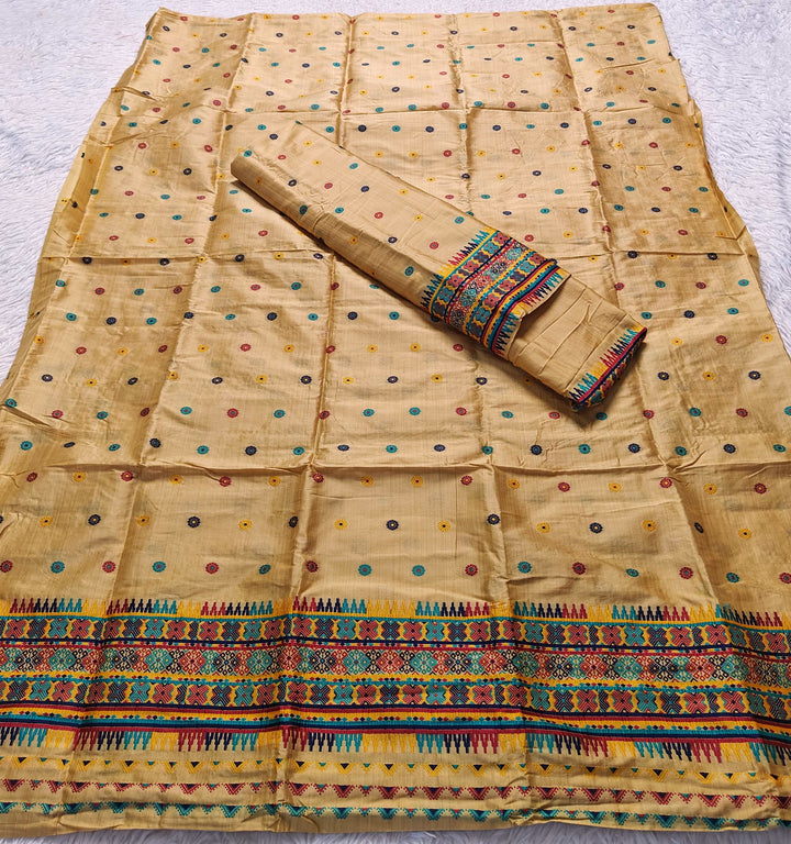 Premium Bhagalpuri Art Toss* Mekhela Sador