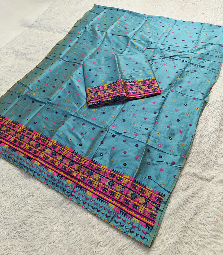 Premium Bhagalpuri Art Toss* Mekhela Sador