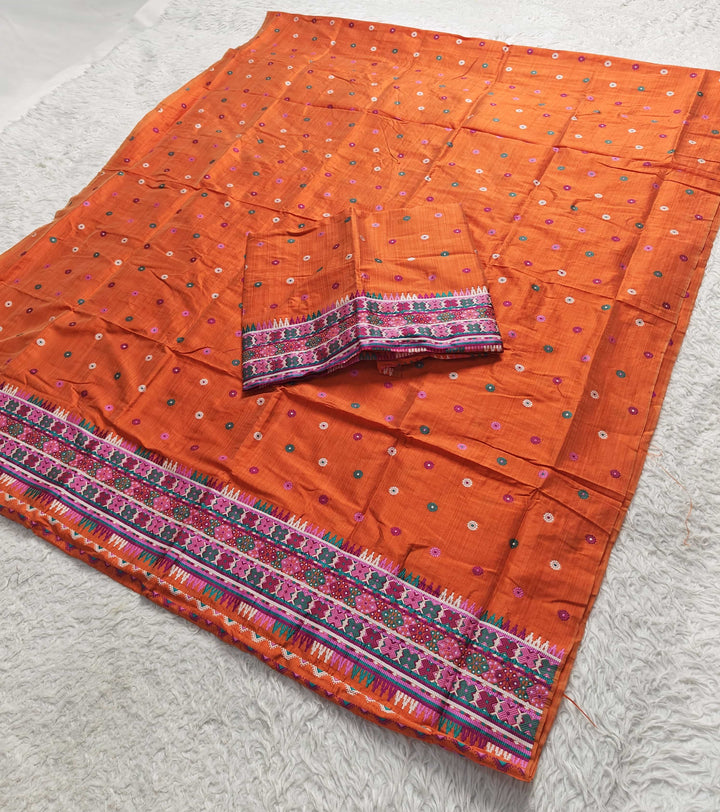 Premium Bhagalpuri Art Toss* Mekhela Sador