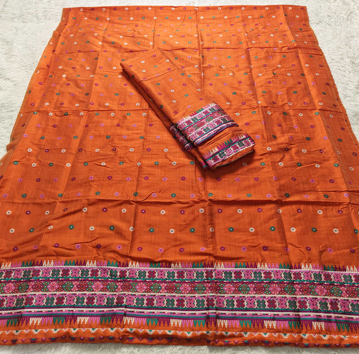 Premium Bhagalpuri Art Toss* Mekhela Sador