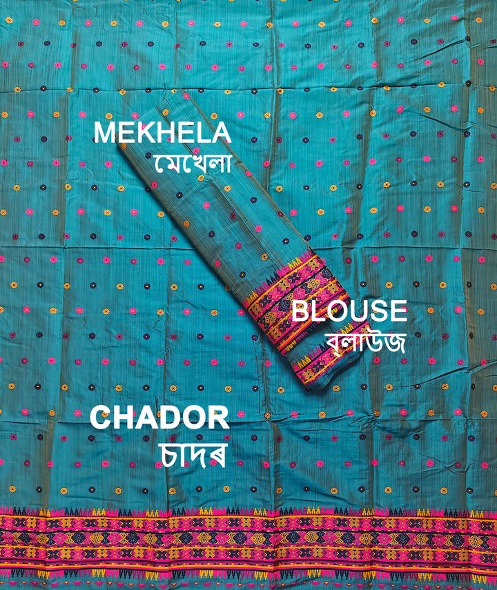 Premium Bhagalpuri Art Toss* Mekhela Sador