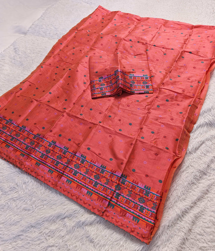 Premium Bhagalpuri Art Toss* Mekhela Sador