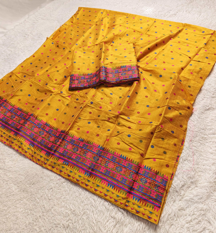 Premium Bhagalpuri Art Toss* Mekhela Sador