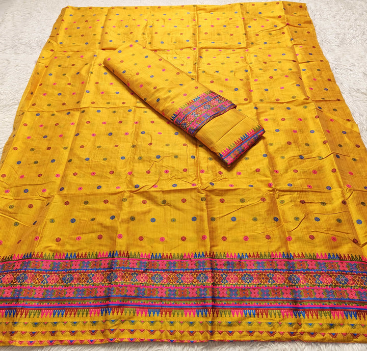 Premium Bhagalpuri Art Toss* Mekhela Sador