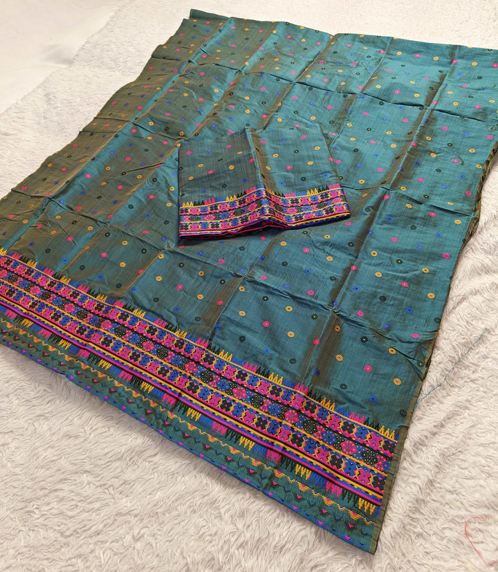 Premium Bhagalpuri Art Toss* Mekhela Sador