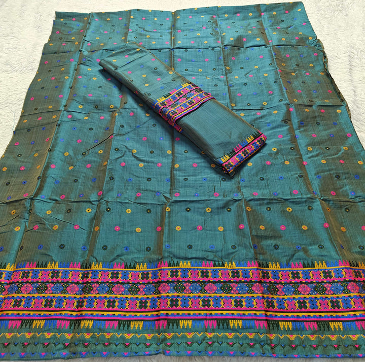 Premium Bhagalpuri Art Toss* Mekhela Sador