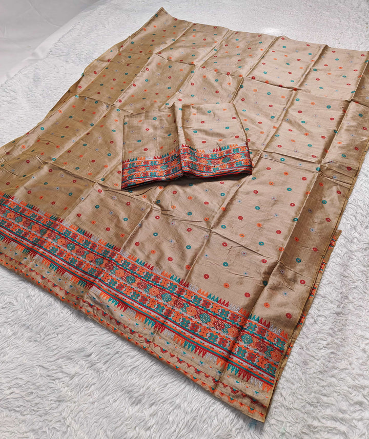 Premium Bhagalpuri Art Toss* Mekhela Sador