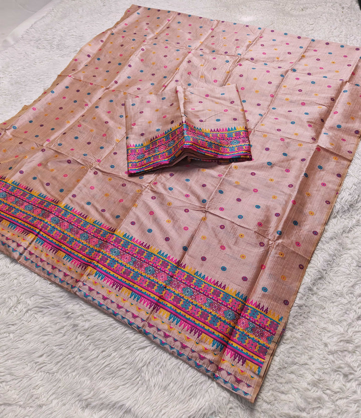 Premium Bhagalpuri Art Toss* Mekhela Sador
