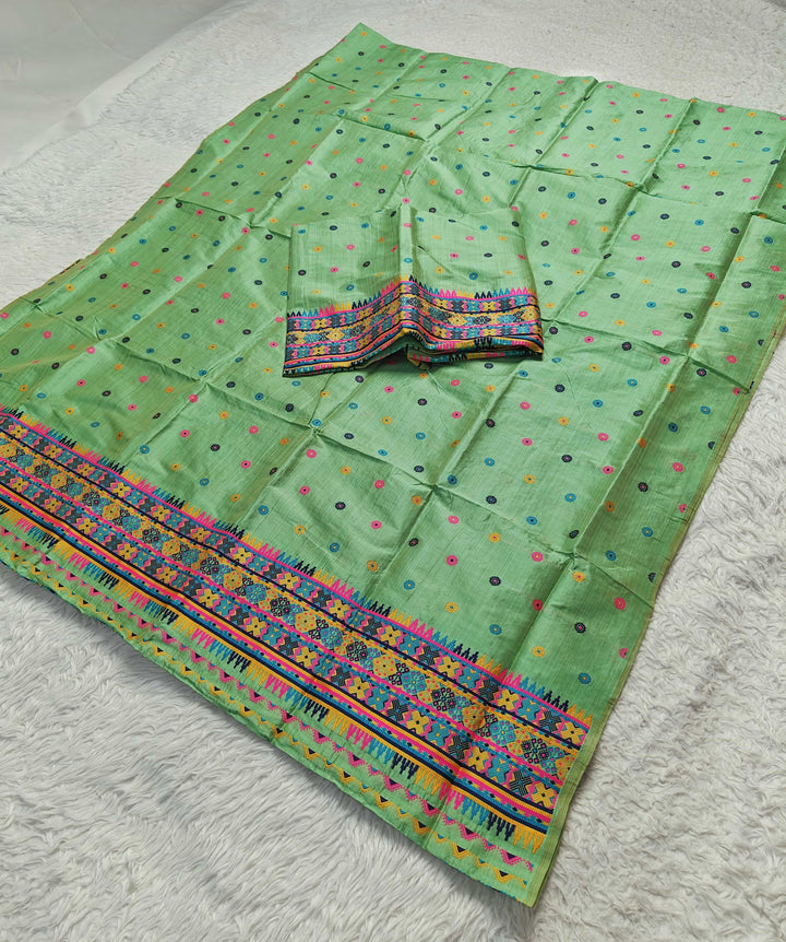 Premium Bhagalpuri Art Toss* Mekhela Sador