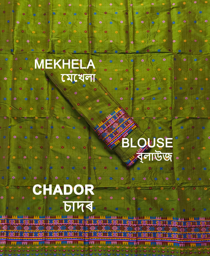 Premium Bhagalpuri Art Toss* Mekhela Sador