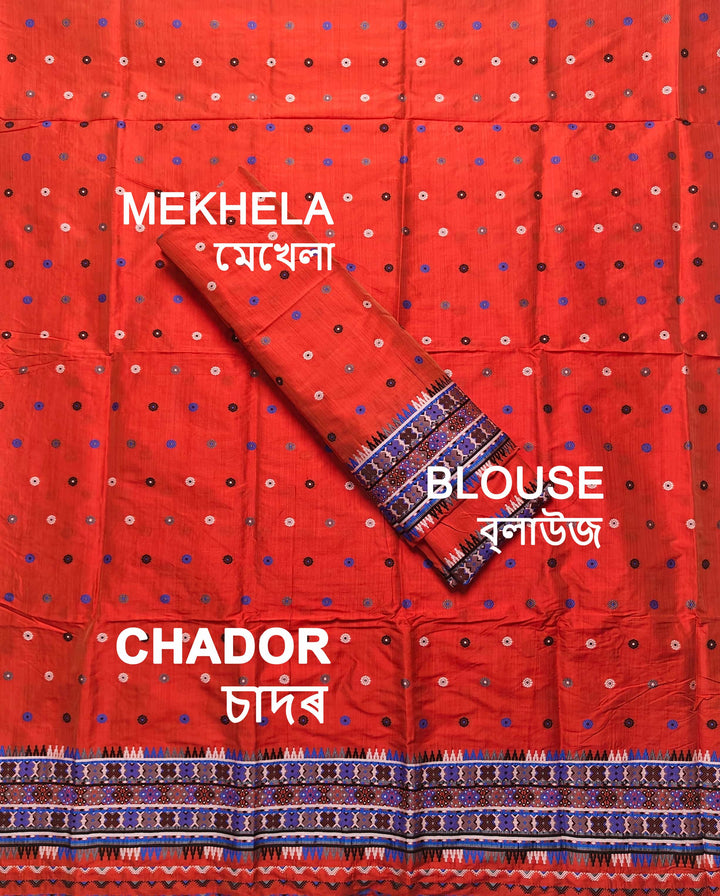 Premium Bhagalpuri Art Toss* Mekhela Sador